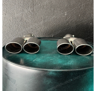 COLA DE ESCAPE DOBLE OVALADA