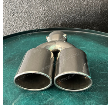 COLA DE ESCAPE DOBLE OVALADA