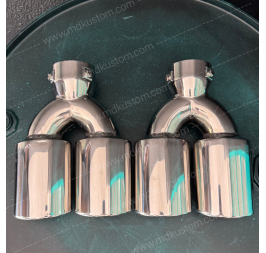 COLA DE ESCAPE DOBLE OVALADA