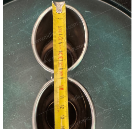 COLA DE ESCAPE DOBLE OVALADA