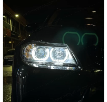 FAROS DELANTEROS LED OJO DE ANGEL BMW E90/E91 (HALOGENOS)