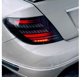 FAROS TRASEROS LED AHUMADOS MERCEDES CLASE C