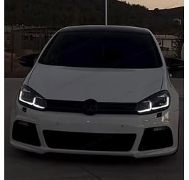 FAROS DELANTEROS LED GOLF 6 TIPO GTI AHUMADO
