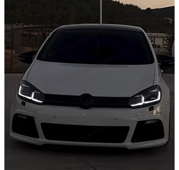 FAROS DELANTEROS LED GOLF 6 TIPO GTI AHUMADO