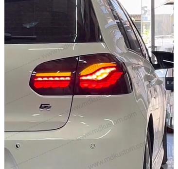 FAROS TRASEROS LED DRAGON AHUMADOS PARA GOLF 6