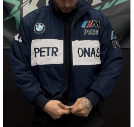 CHAQUETA BMW AZUL Y BLANCA TALLA XL