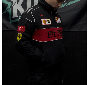 CHAQUETA FERRARI NEGRA TALLA XL