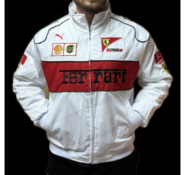 CHAQUETA FERRARI BLANCA