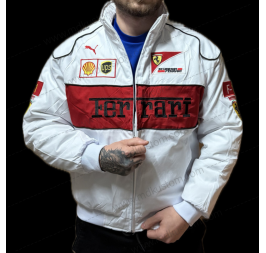 CHAQUETA FERRARI BLANCA TALLA L